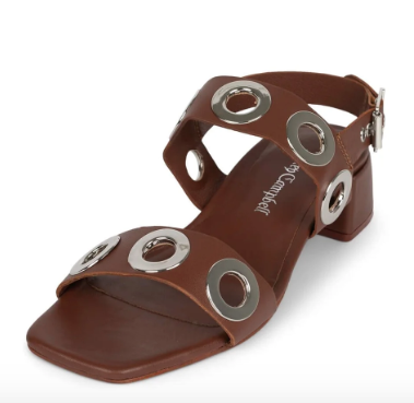 Jeffrey Campbell Rivets Block Heel Sandal