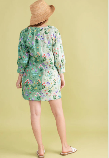 Double A Paloma Dress Mixed Botanical