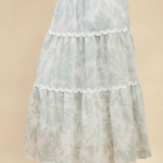 TCEC Palm Leaf Midi Skirt