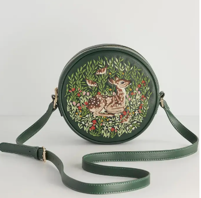 Fable Chloe Fawn Circle Bag Green
