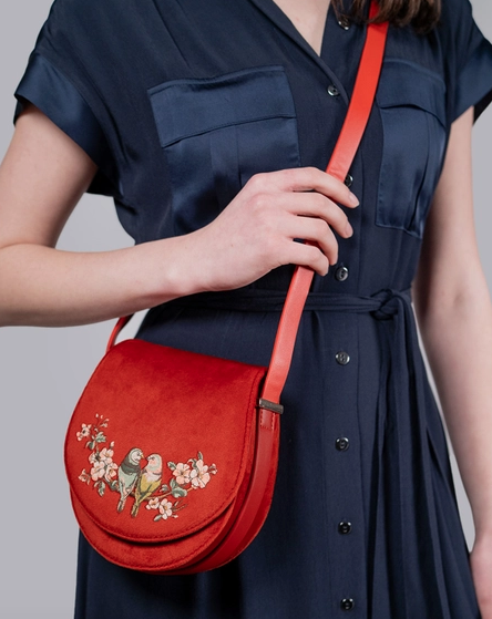 Lovebirds Saddle Bag