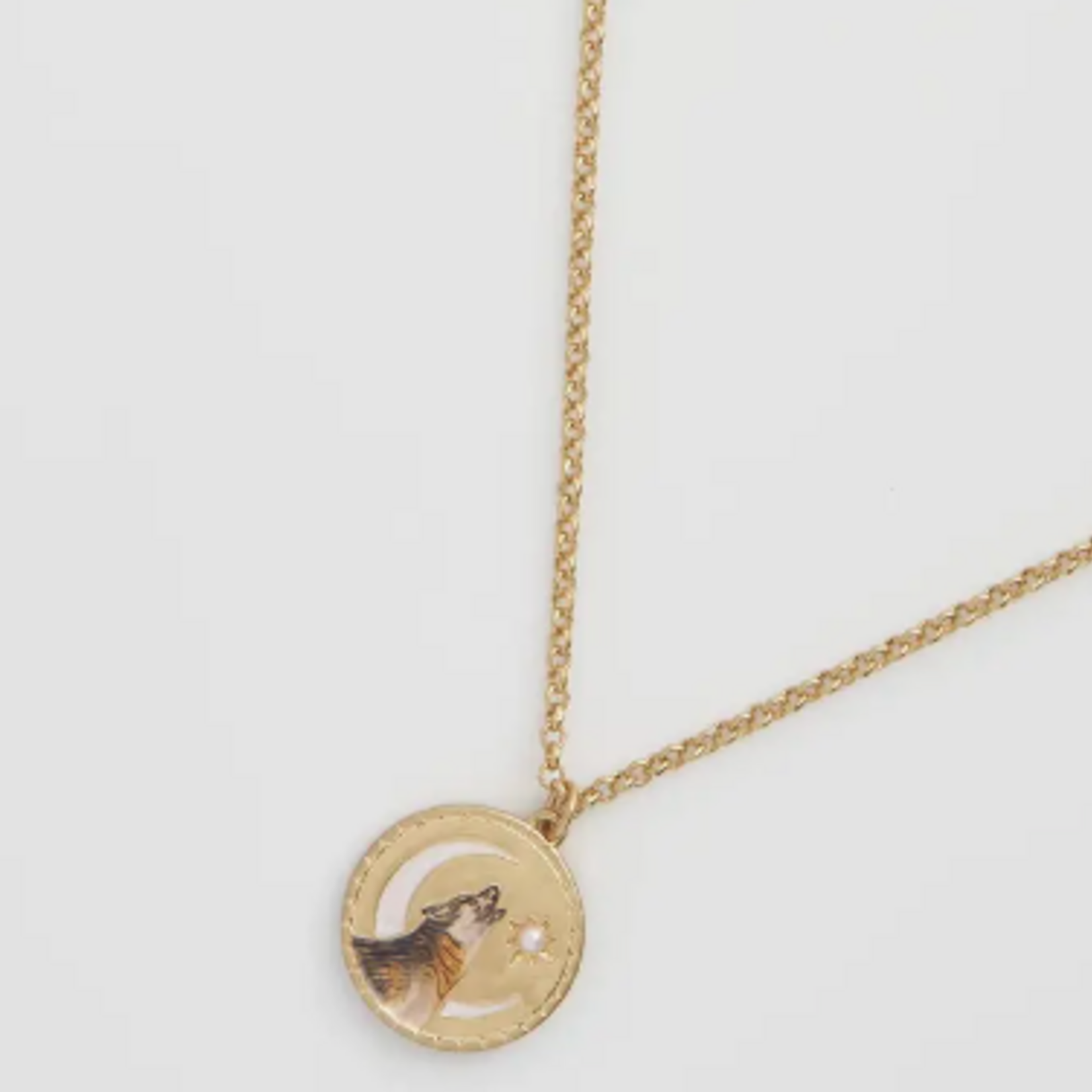 Wolf Spirit Guide Pendant Necklace