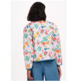 Sugarhill Brighton ROCCO QUILTED JACKET OFF-WHITE, TROPICAL HUMMINGBIRD