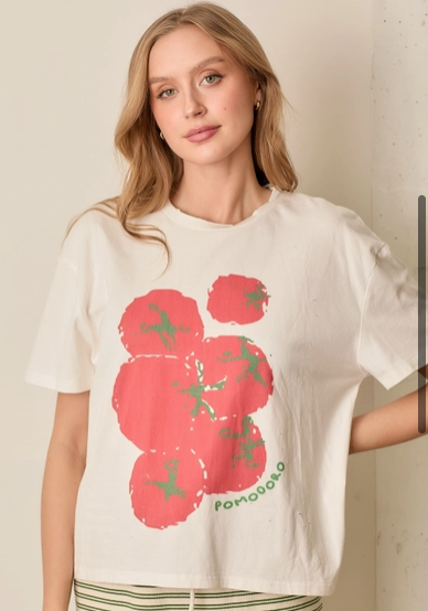 Tomato Print Tee