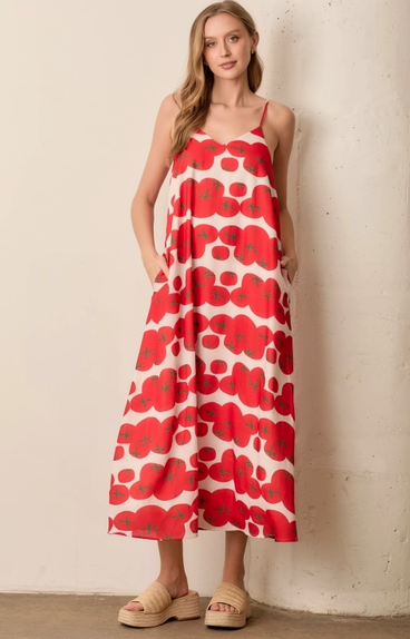 Tomato Printed Maxi Dress