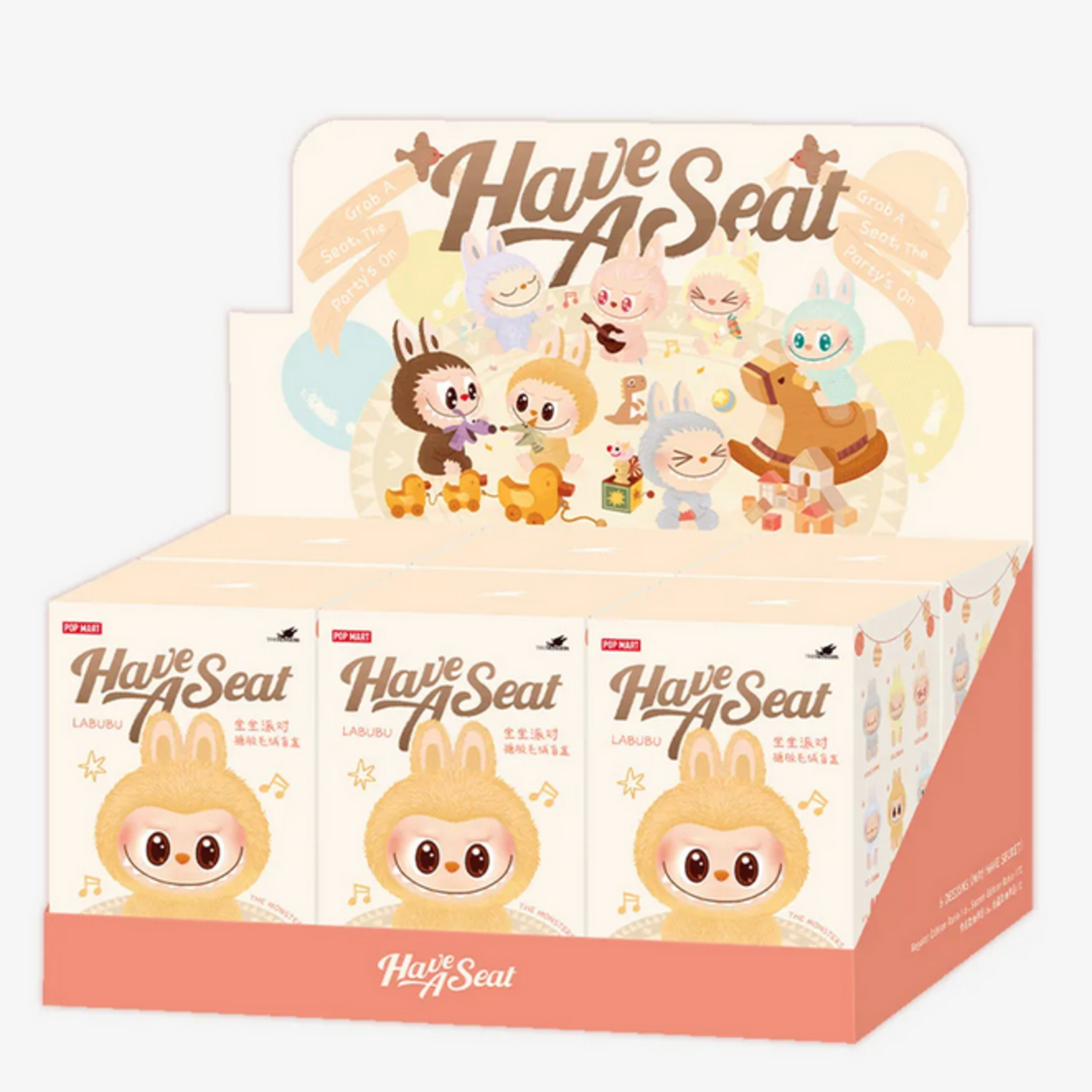 The Monsters - Have A Seat Vinyl Plush Blind Box