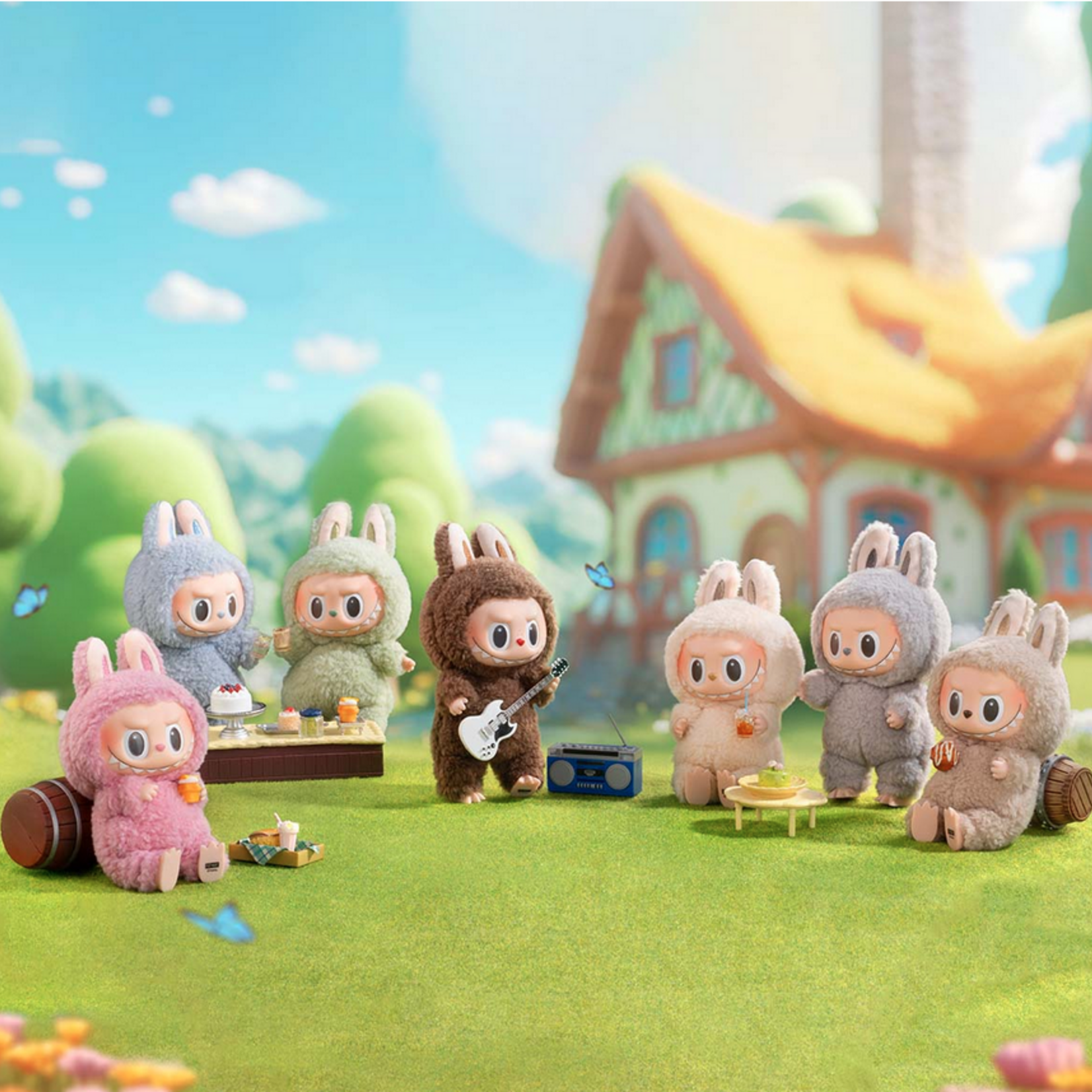 The Monsters - Exciting Macaron Vinyl Face Plushie Blind Box