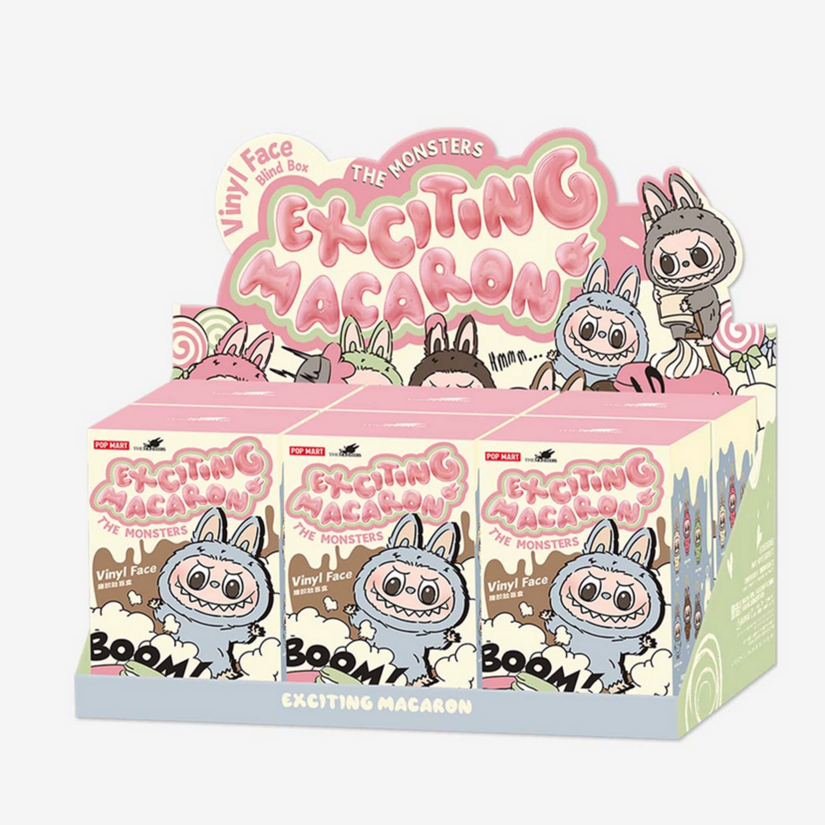 The Monsters - Exciting Macaron Vinyl Face Plushie Blind Box