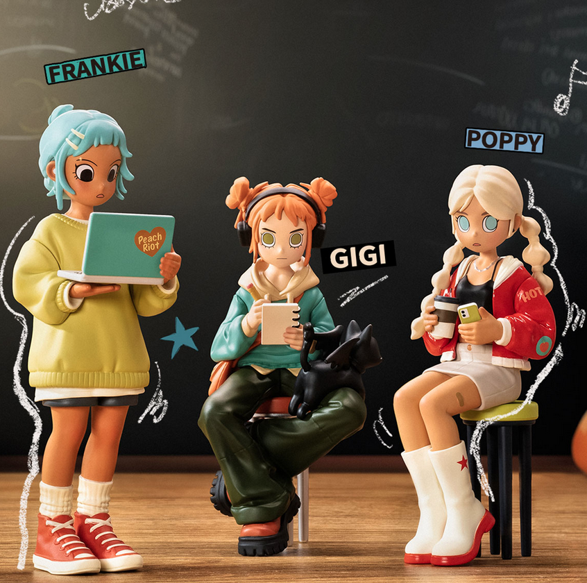 Pop Mart Peach Riot Rise Up Series Figures