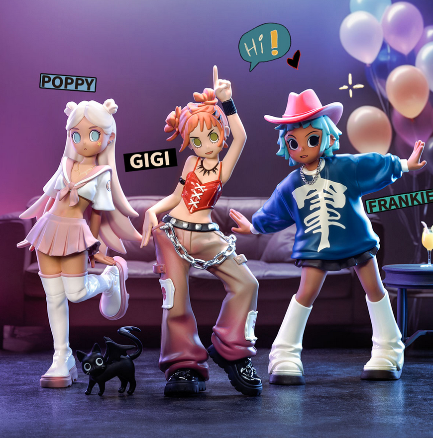 Pop Mart Peach Riot Rise Up Series Figures