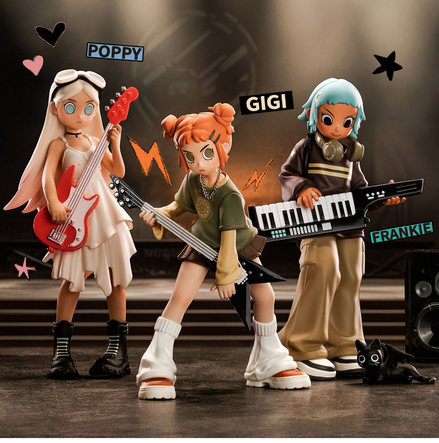 Pop Mart Peach Riot Rise Up Series Figures