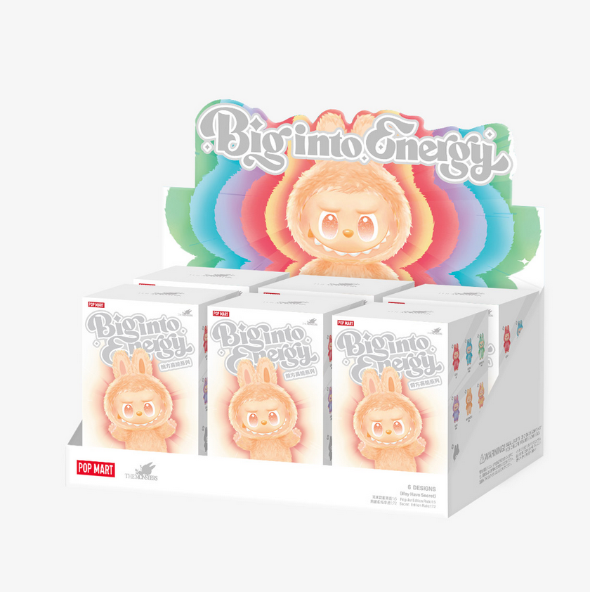 Pop Mart THE MONSTERS Big into Energy Series-Vinyl Plush Pendant Blind Box