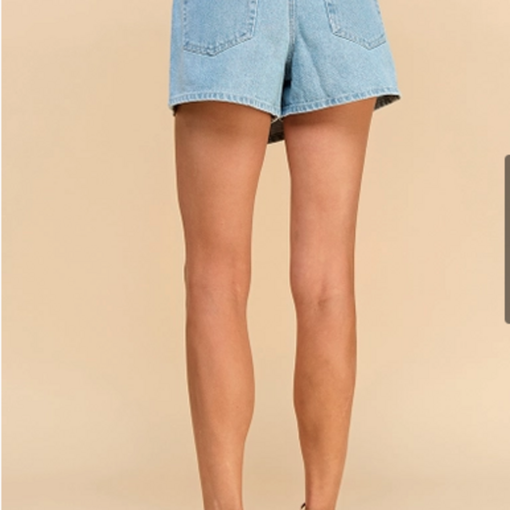 TCEC Light Denim Asymmetrical Skort