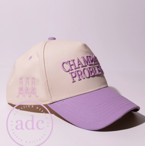 Champagne Problems Baseball Cap