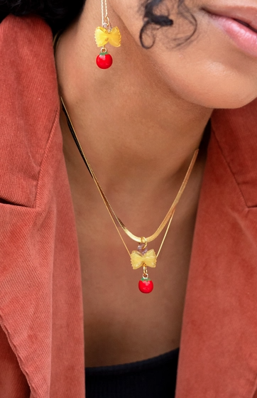 Peter and June Adorno La Pasta Necklace