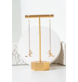 Dino-Mite T Rex Earring -18K Gold Plated