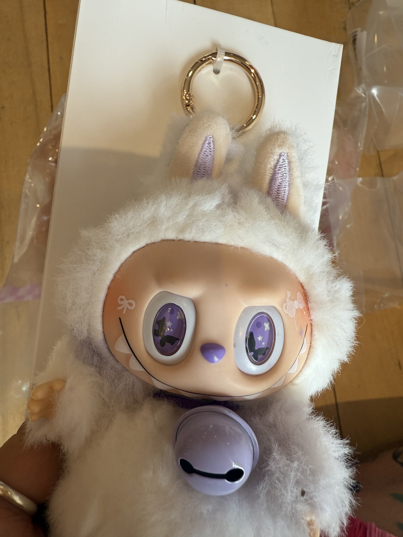 Light Purple and White Monster