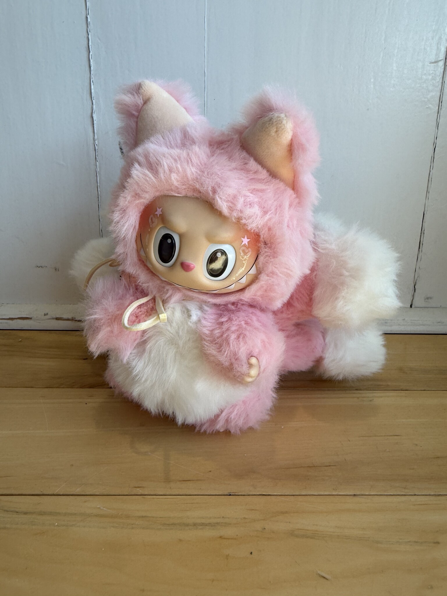 Nine Tail Fox Monster Pink with White Tail