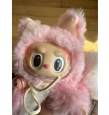 Nine Tail Fox Monster Pink with White Tail