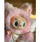 Nine Tail Fox Monster Pink with White Tail