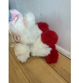 Nine Tail Fox Monster White with Red Tail