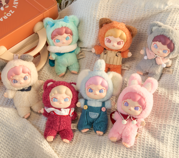 Baby Three DORA Animals Series Vinyl Plush Doll