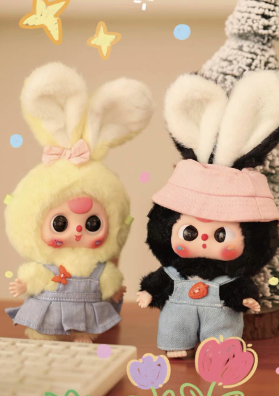 Baby Three Baby three -Macaron rabbit stuffed blind box