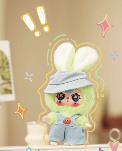 Baby three -Macaron rabbit stuffed blind box