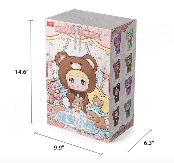 NOMMI 400% Good Night Bear Plush Series Blind Box