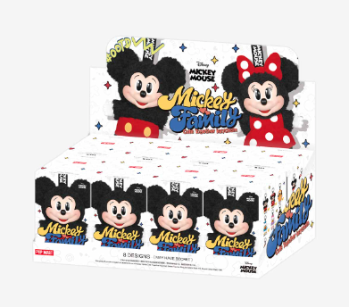 Mickey Family Cute Together Keychain Series Figures