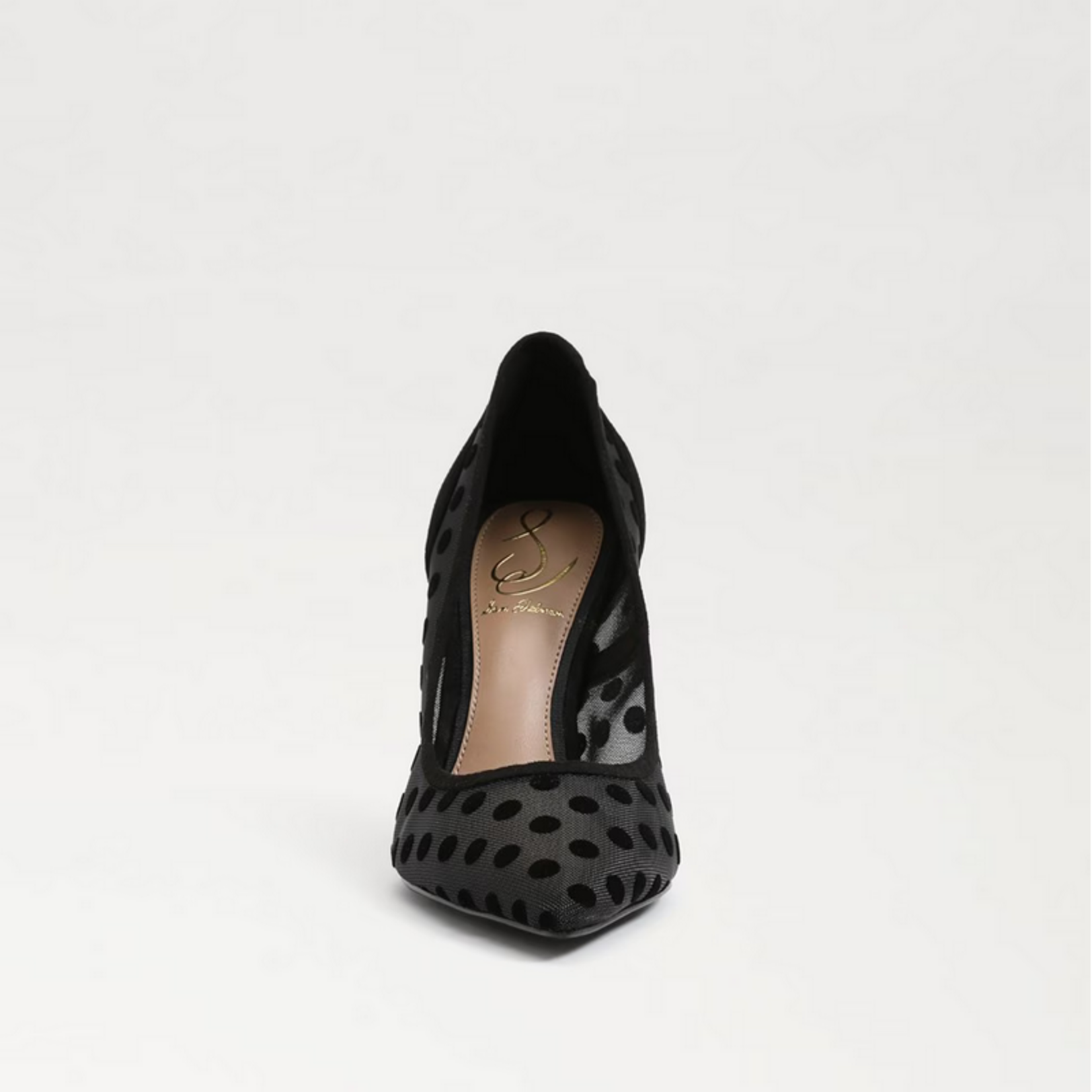 Sam Edelman Hazel Polka Dot Mesh Pump