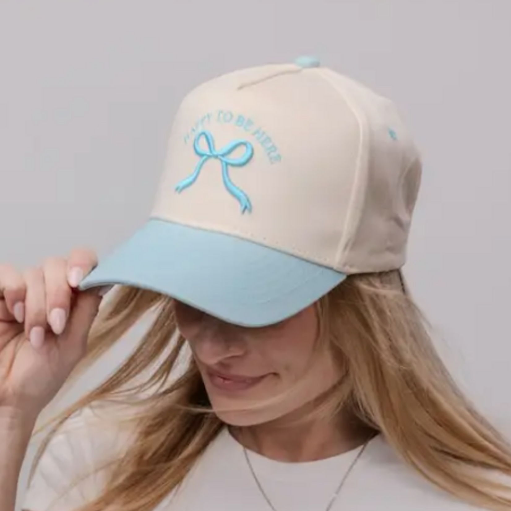 Happy to Be Here Baseball Cap