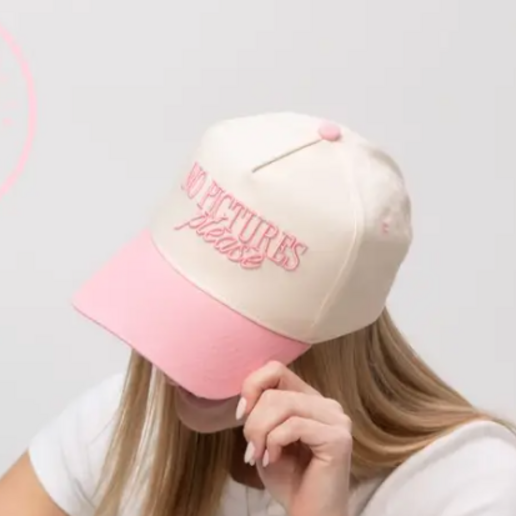 No Pictures Please Baseball Cap