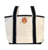 Metal Heart Mini Canvas Tote Bag Vintage Inspired