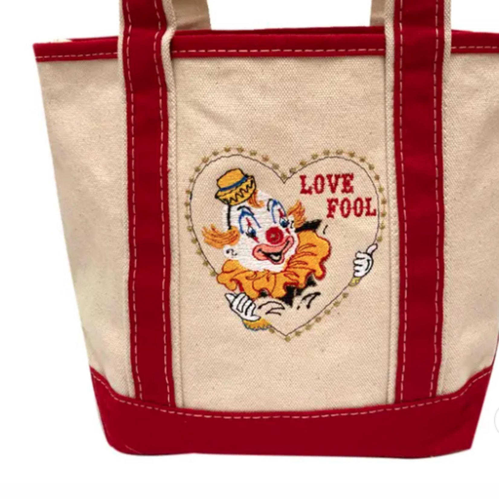 Love Fool Mini Canvas Tote Bag