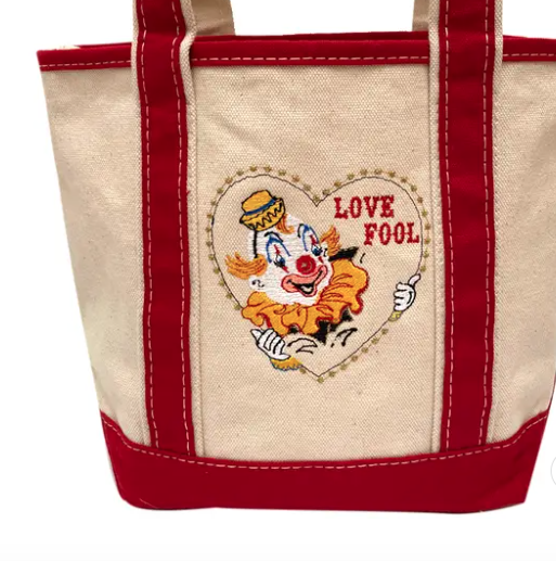 Love Fool Mini Canvas Tote Bag