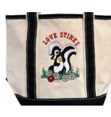 Love Stinks Mini Canvas Tote Bag