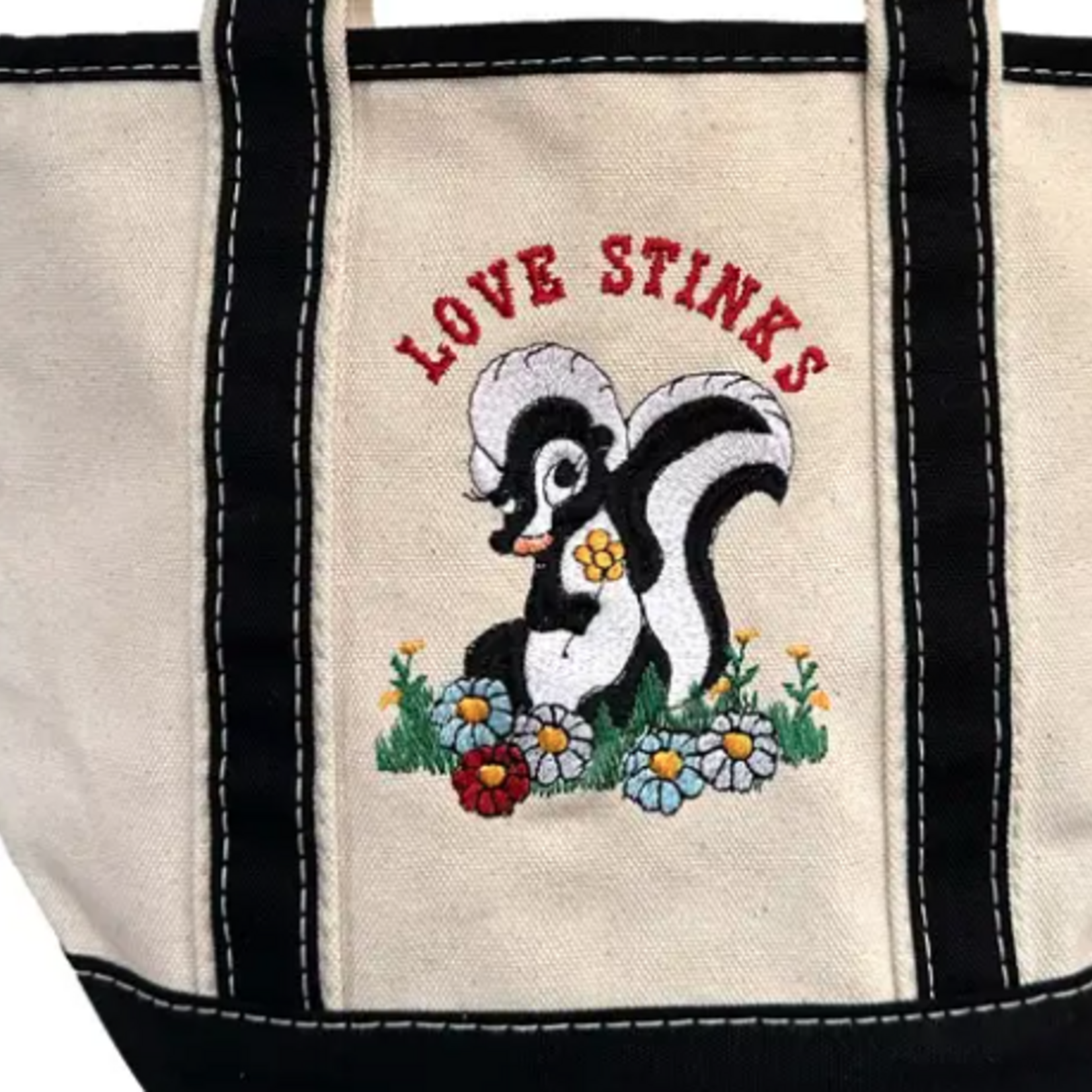 Love Stinks Mini Canvas Tote Bag