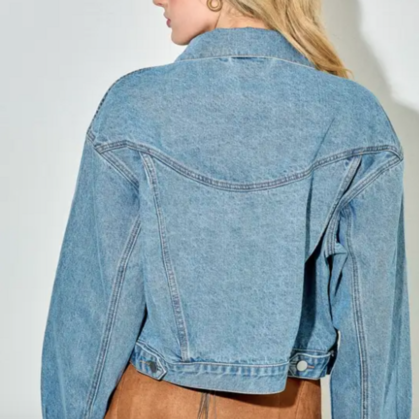 Western Patch Denim Jacket