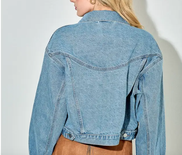 Western Patch Denim Jacket