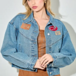 Western Patch Denim Jacket