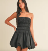 Black Balloon Mini Dress