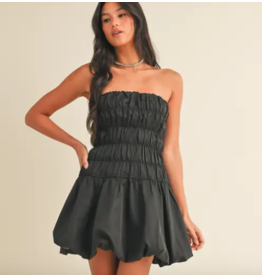 Black Balloon Mini Dress