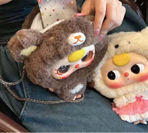 Baby three Big head baby zipper bag blind box