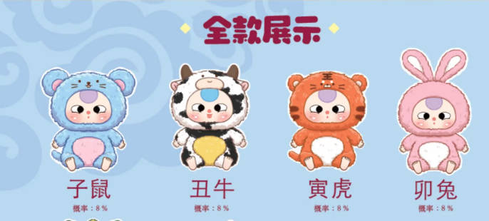 Baby Three-Chinese Zodiac V1 Blind Box