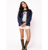 Queen of Sparkles Navy Golden Retriever Sweatshirt