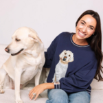 Queen of Sparkles Navy Golden Retriever Sweatshirt