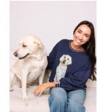 Queen of Sparkles Navy Golden Retriever Sweatshirt
