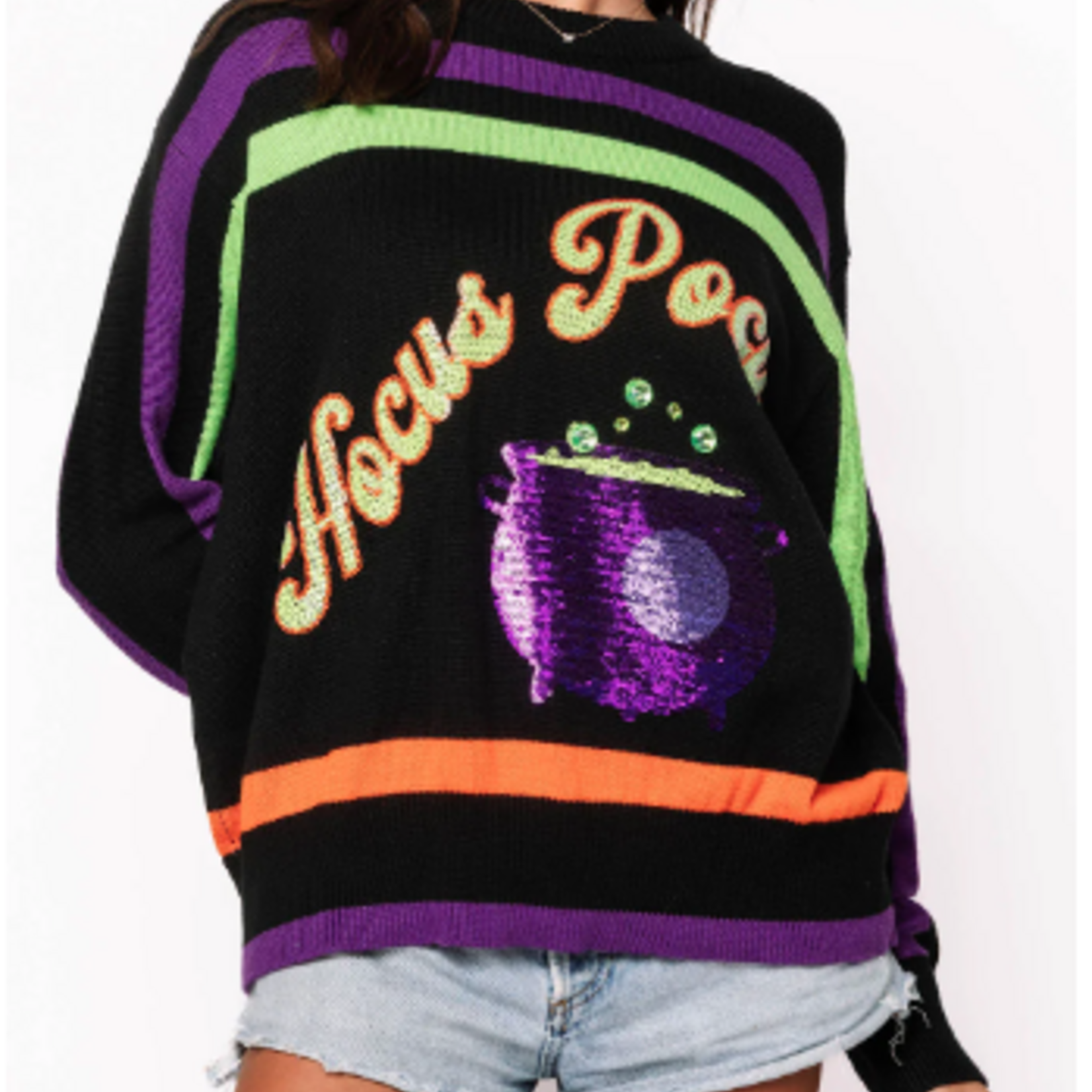 Queen of Sparkles Hocus Pocus Sweater