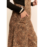 Leopard Wide Leg Overalls
